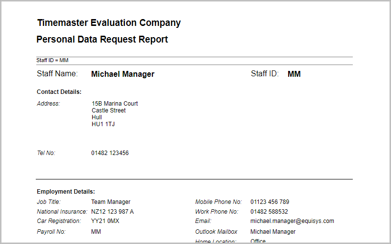 Report