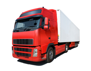 Picture of lorry, representing distribution