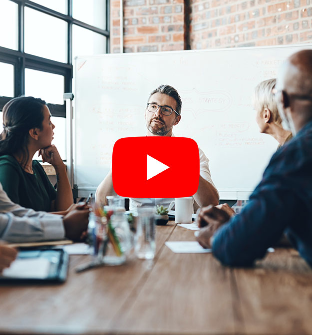 Zetadocs brand model with others in office, for Zetadocs Expenses ask us anything webinar thumbnail