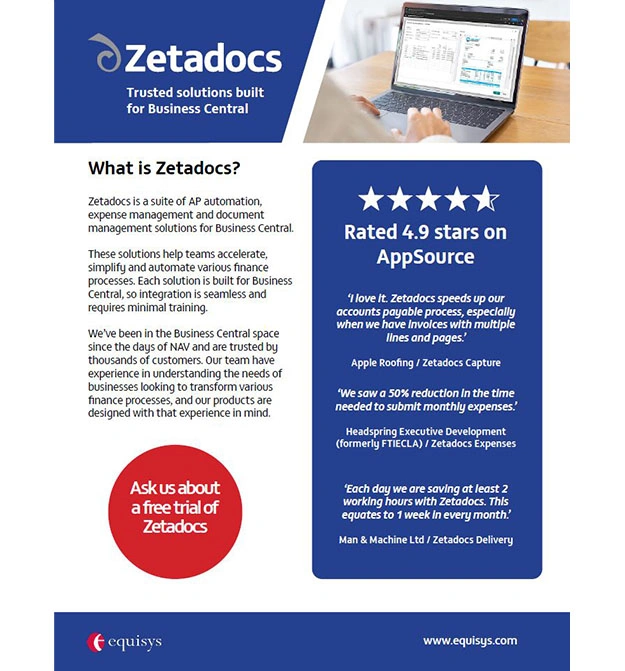 Zetadocs brochure