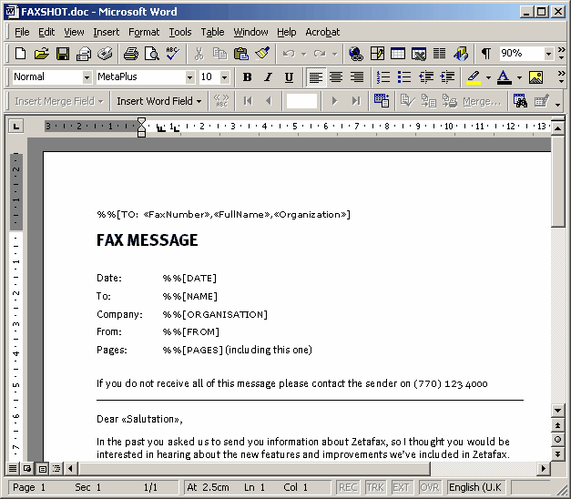 faxshot