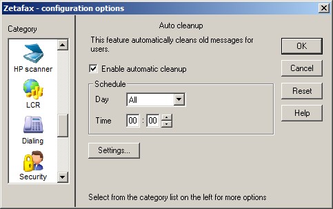 Auto cleanup