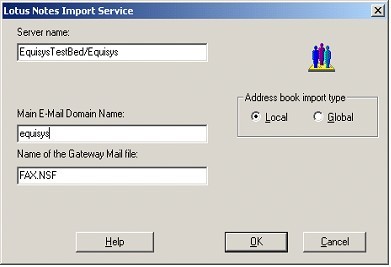 Lotus notes Import Service